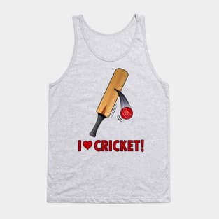 I Love Cricket! Tank Top